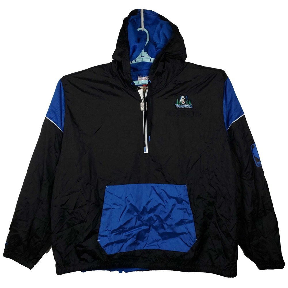 Minnesota Timberwolves Mitchell & Ness NBA 4XL XXXXL‎ Windbreaker Jacket NWT